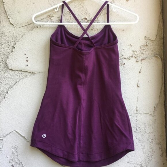 Lululemon Atma Tank Plum Size 6 - Picture 1 of 7